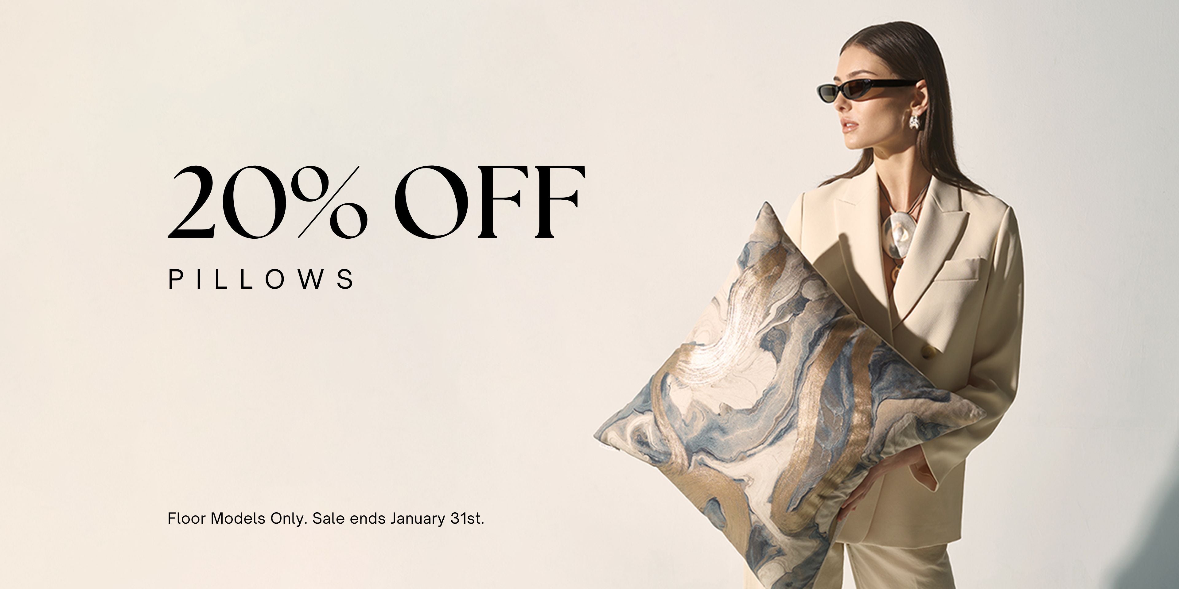 20% Sale on Premium Pillows in Boca Raton, Florida in January 2025