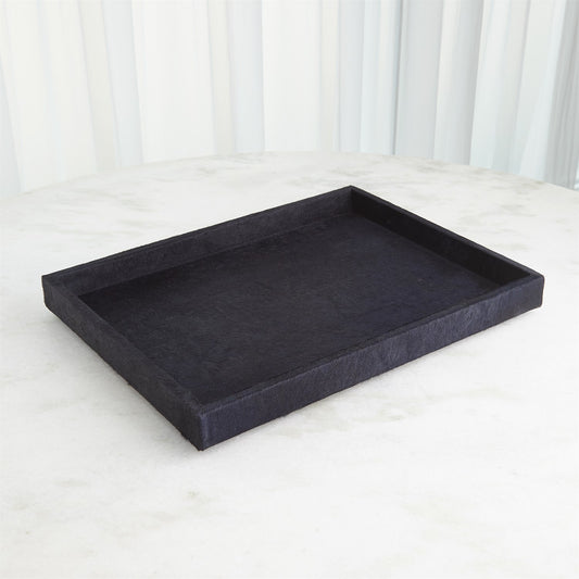 Blue Hair-on-Hide Tray