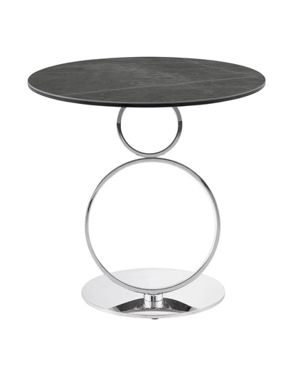 Satellite End table Gray Marbled