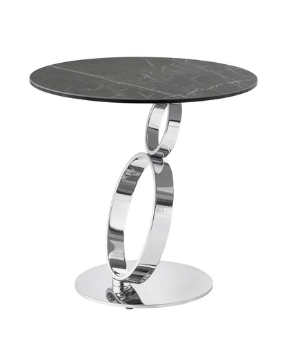 Satellite End table Gray Marbled