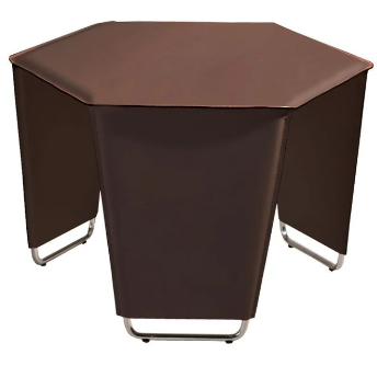 Movado Ent Table Brown