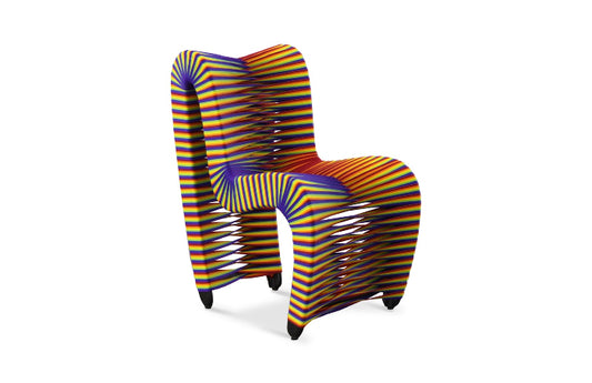 Seat Belt Dining Chair Rainbow/Pride