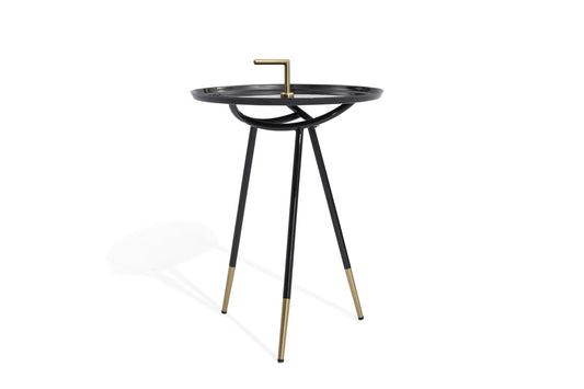 Flare End Table BLK