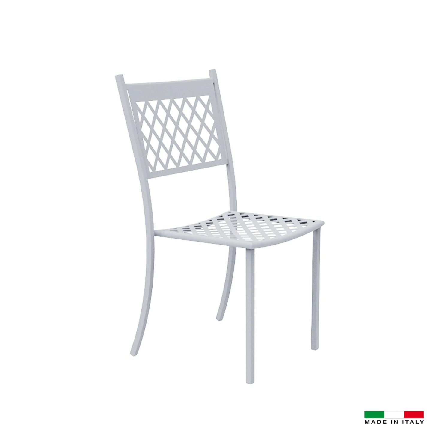 Italian Garden Outdoor Dining Chairs Summertime WHT