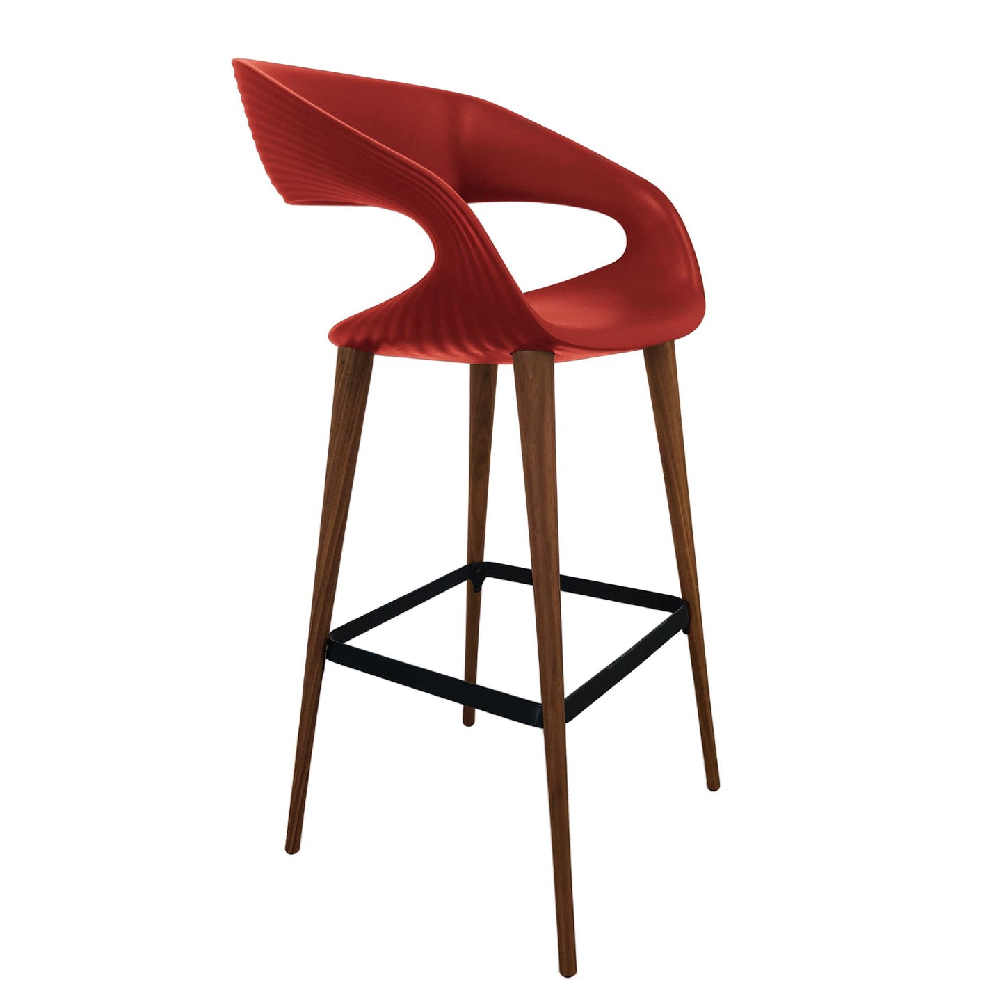 Shape Bar Stool RD/WAL