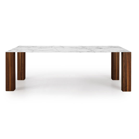 Oliver B Dining Tables Thin DT WHT/WAL