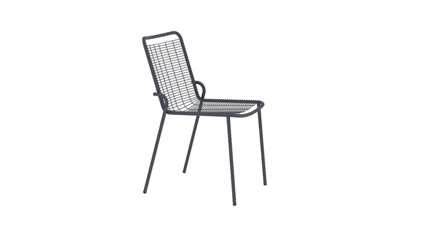 Italian Garden Outdoor Dining Chairs Roma GRY