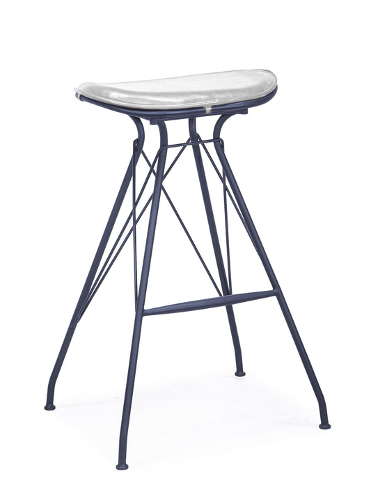 Gali-Counter Stool  WHT