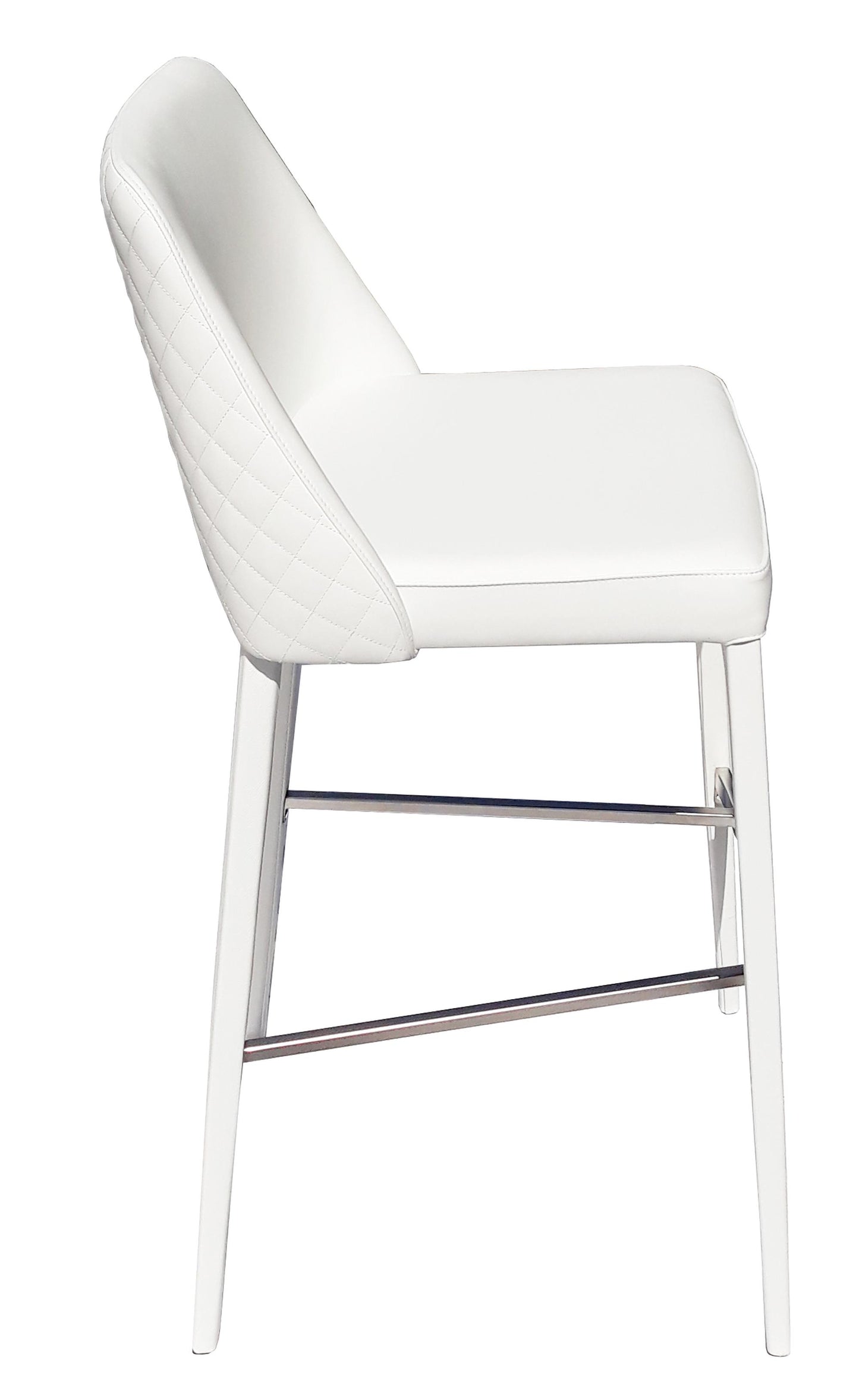 Polly Bar Stool  WHT