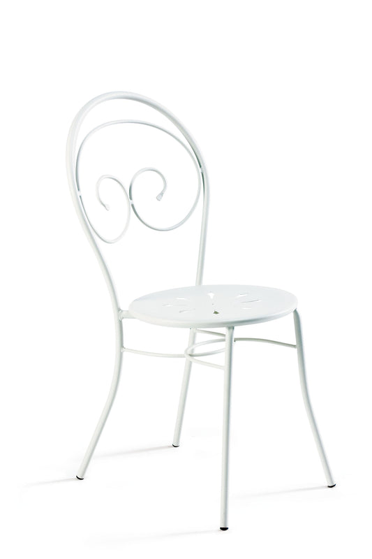 Italian Garden Outdoor Dining Chairs Mimmo WHT