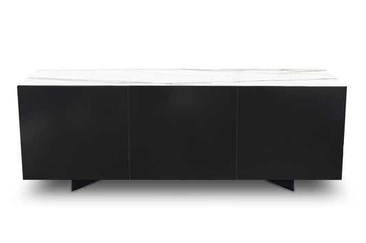 Thin Sideboard WHT/WAL