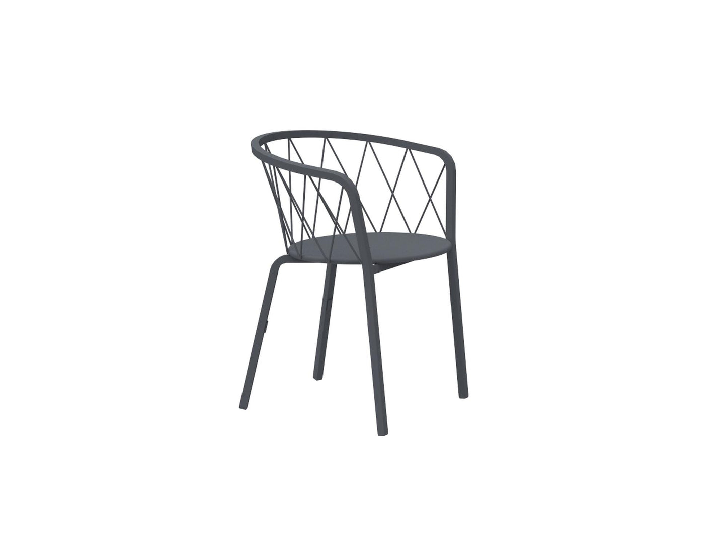 Italian Garden Outdoor Dining Chairs Dasy-A GRY