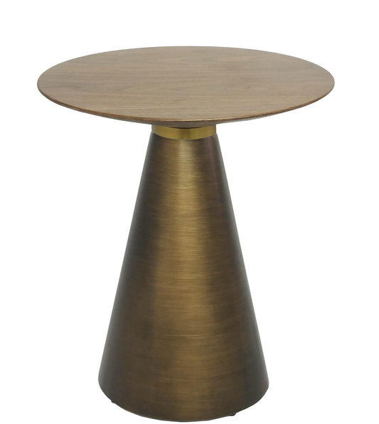 Bari End Table 17" GLD