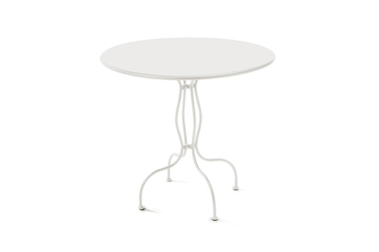 Italian Garden Outdoor Dining Tables Rondo DT WHT