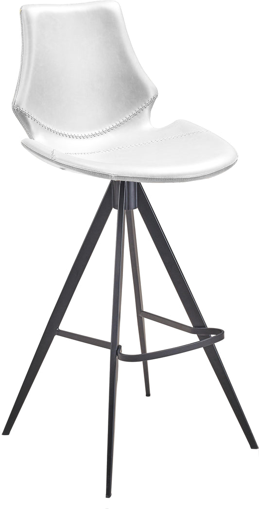 Kayla-Bar Stool WHT