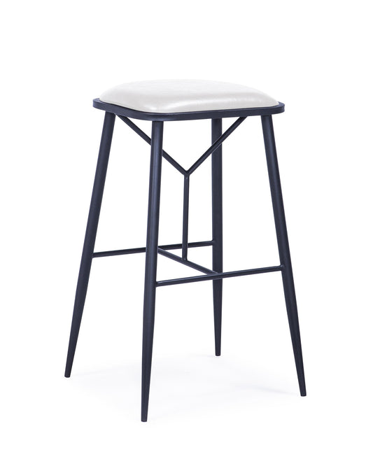 Dan-Bar Stool WHT