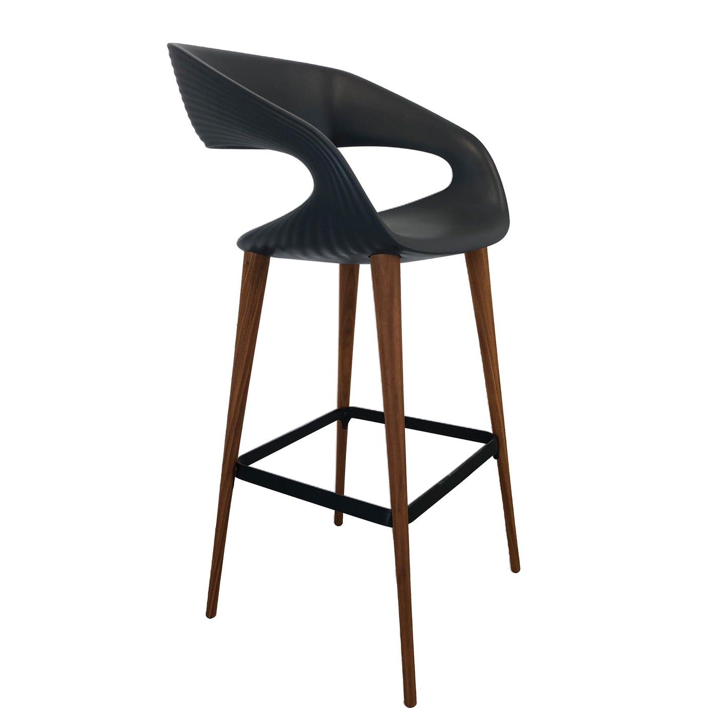 Shape Bar Stool GRY/WAL