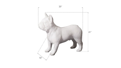 French Bulldog Gel Coat White