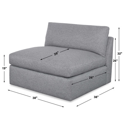 Slope Sofa, Armless