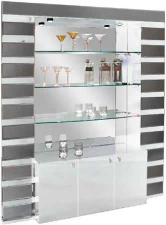 Mera Bar Wall Corner  White